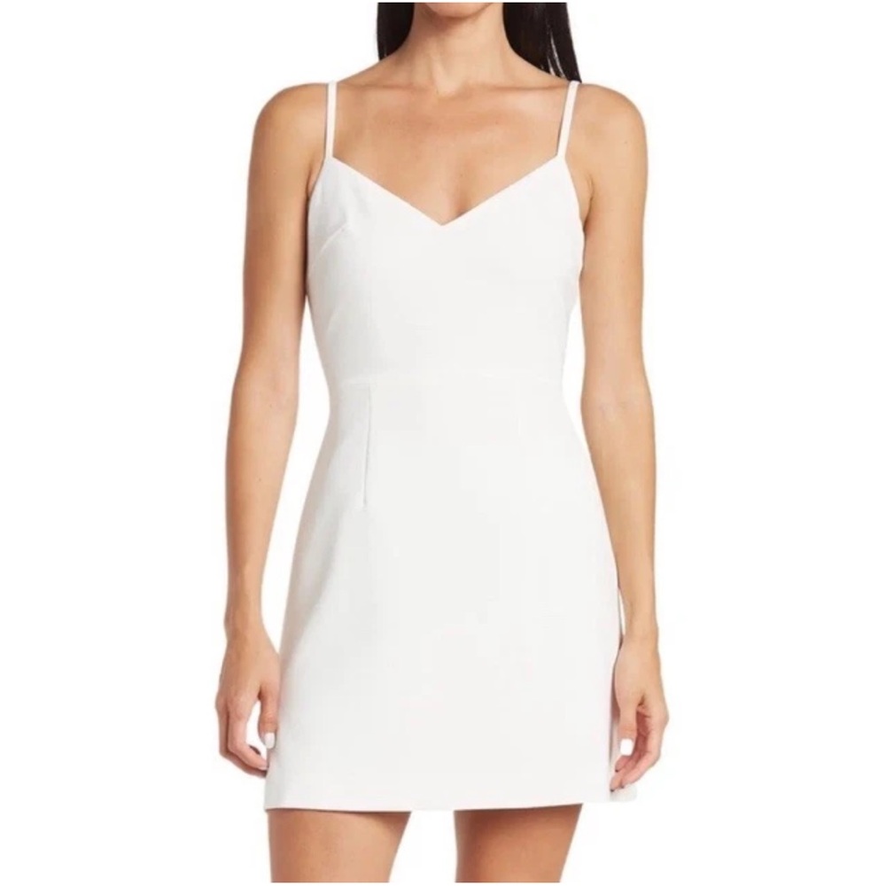 French Connection Whisper White Mini Dress Sz 4